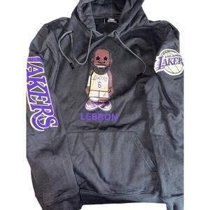 PRO STANDARD LEBRON JAMES LAKERS HOODIE size M Medium